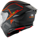 Sturzhelm KYT R2R Concept schwarz rot