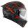 Sturzhelm KYT R2R Concept schwarz rot