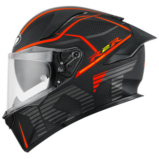 Sturzhelm KYT R2R Concept schwarz rot XS