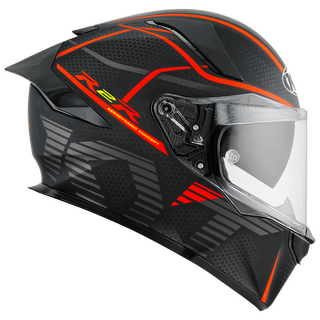 Sturzhelm KYT R2R Concept schwarz rot S