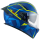 Sturzhelm KYT R2R Concept blau gelb