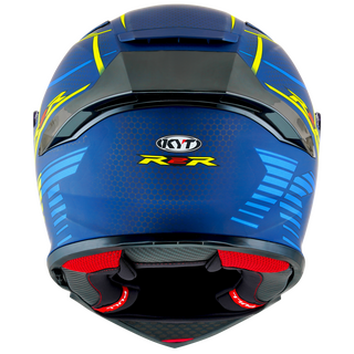 Sturzhelm KYT R2R Concept blau gelb XS