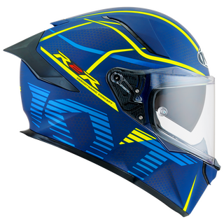 Sturzhelm KYT R2R Concept blau gelb XL