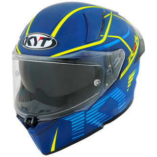 Sturzhelm KYT R2R Concept blau gelb XL