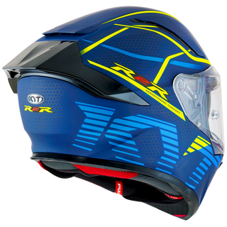 Sturzhelm KYT R2R Concept blau gelb XL