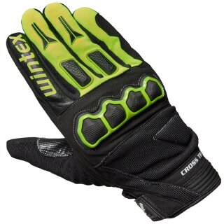 Handschuhe CROSSOVER Schwarz Fluolime L