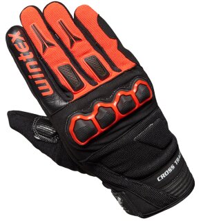 Handschuhe CROSSOVER Schwarz Flouorange S