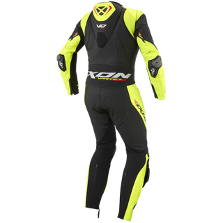 Lederoverall IXON - Vortex 3 schwarz fluogelb L