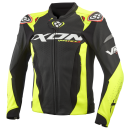 Lederjacke IXON - Vortex 3 schwarz fluogelb S