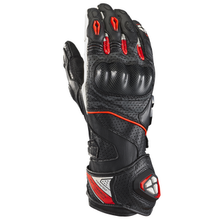 Handschuhe IXON - Tornado Air schwarz wei rot XS