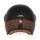 Sturzhelm NOX - Heritage Leather schwarz matt braun