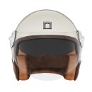 Sturzhelm NOX - Heritage Leather beige braun