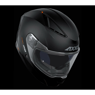 Sturzhelm AXXIS - Panther mono schwarz matt XS