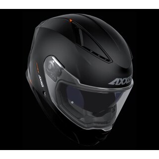 Sturzhelm AXXIS - Panther mono schwarz matt L