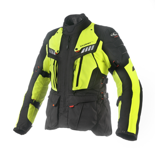 Endurojacke CLOVER - Crossover Schwarz Fluogelb M