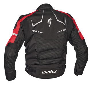 Blouson MESH wp schwarz rot