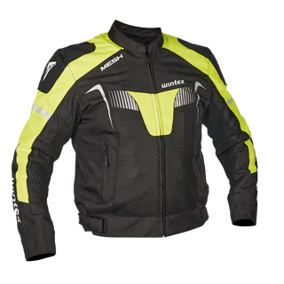 Blouson MESH wp schwarz gelb