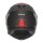 Sturzhelm NOX - N 968 Ultra schwarz matt rot XS