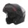 Sturzhelm NOX - N 968 Ultra schwarz matt rot XS