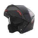 Sturzhelm NOX - N 968 Ultra schwarz matt rot S