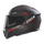 Sturzhelm NOX - N 968 Ultra schwarz matt rot S