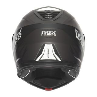 Sturzhelm NOX - N 968 Ultra schwarz matt weiss L