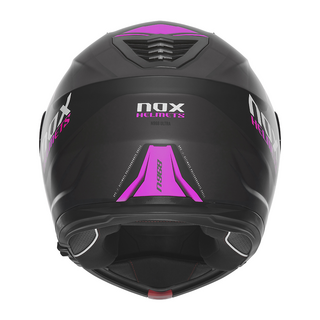 Sturzhelm NOX - N 968 Ultra Lady schwarz matt pink