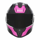 Sturzhelm NOX - N 401 Crower schwarz matt pink