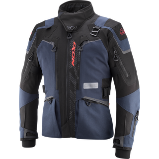 Endurojacke IXON - Odin blau schwarz fluorot S