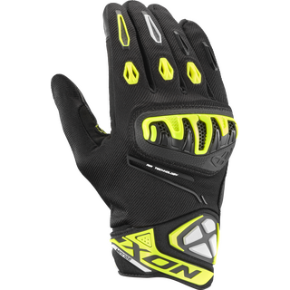 Handschuhe IXON - Mirage Air schwarz fluogelb S