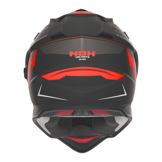 Sturzhelm NOX - N 312 Vapor schwarz matt rot