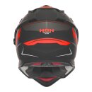 Sturzhelm NOX - N 312 Vapor schwarz matt rot