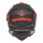 Sturzhelm NOX - N 312 Vapor schwarz matt rot XS