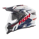 Sturzhelm NOX - N 312 Vapor weiss blau rot XS