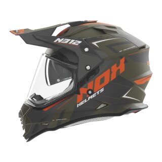 Sturzhelm NOX - N 312 Vapor khaki orange