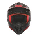 Sturzhelm NOX - MX Gradiant schwarz matt rot