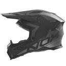 Sturzhelm NOX - MX Gradiant schwarz matt silber S