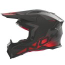 Sturzhelm NOX - MX Gradiant schwarz matt rot XL