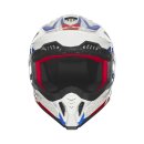 Sturzhelm NOX - MX Gradiant weiss rot blau