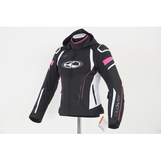 Blouson CLOVER Rainblade 3 wp schwarz fuchsia