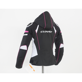 Blouson CLOVER Rainblade 3 wp schwarz fuchsia