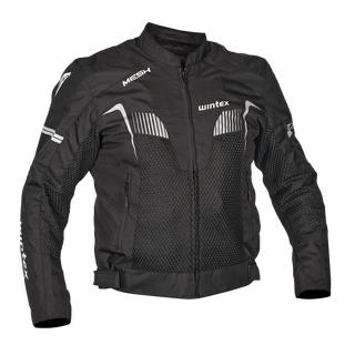 Blouson MESH wp schwarz wei S