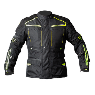 Endurojacke NAVIGATOR Schwarz Fluogelb S