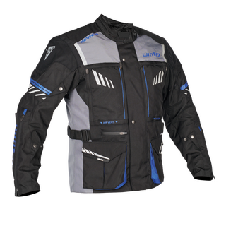 Endurojacke NEVADA schwarz blau