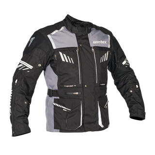 Endurojacke NEVADA schwarz weiss