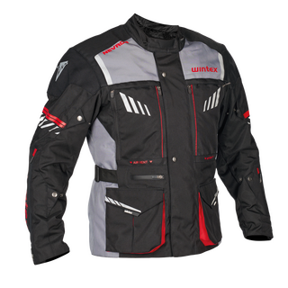 Endurojacke NEVADA Schwarz Rot