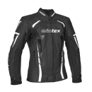 Lederjacke RUSH Air lady Schwarz Weiß D38