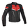 Lederjacke RUSSEL Schwarz Rot Wei D38