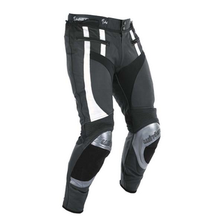 Lederstiefelhose MUGELLO Schwarz Gun D42