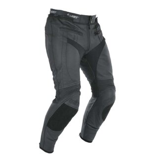 Lederstiefelhose MUGELLO kurz Schwarz H26